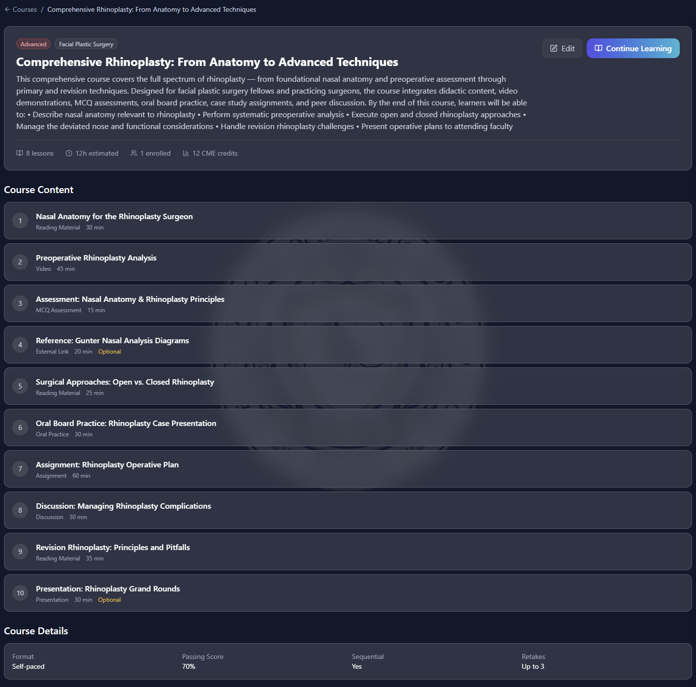 EdAI Systems platform dashboard